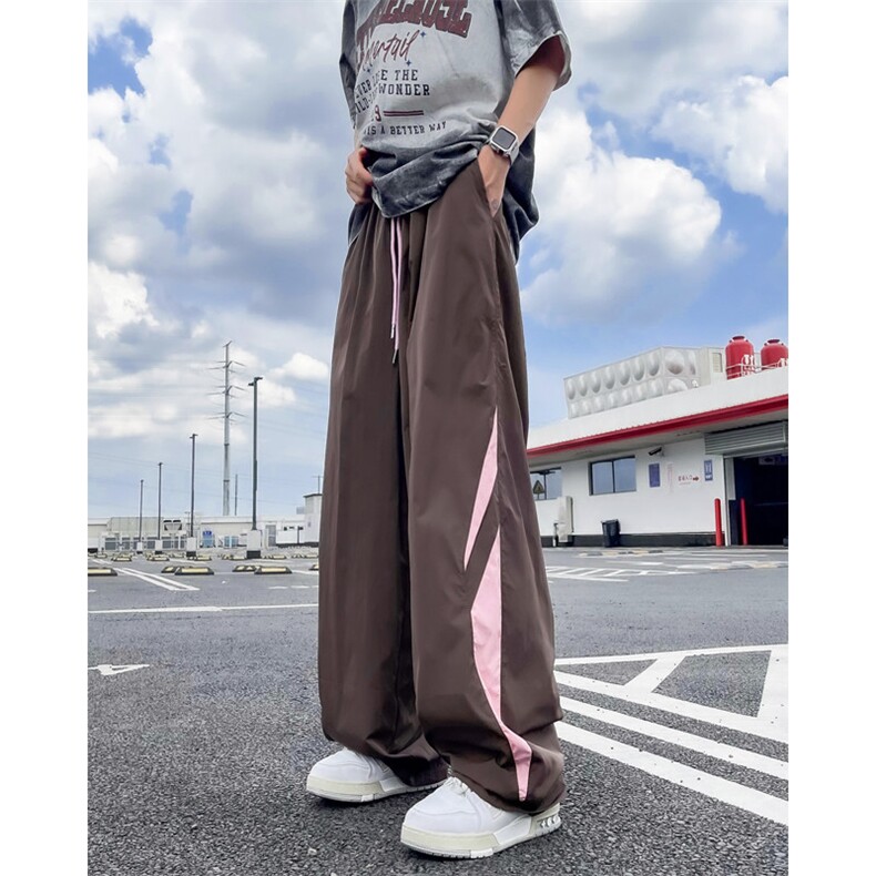 夏季新款多巴胺穿搭速干休闲裤男潮牌百搭宽松长裤现货K8032-P38,男装休闲裤,星座512-3