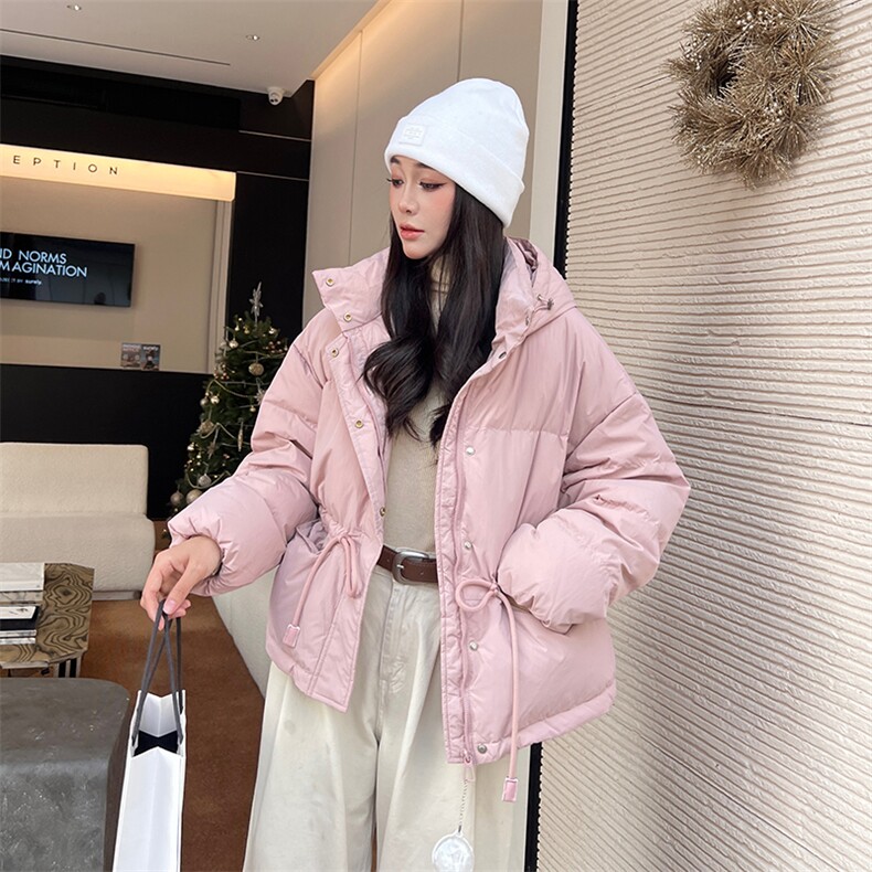 时尚新款冬季连帽羽绒服修身显瘦保暖外套,女装羽绒服,阿舍尔精品