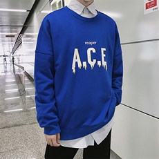 新春字母印花长袖圆领套头卫衣AW019-P30港仔1，男装卫衣，电商A003