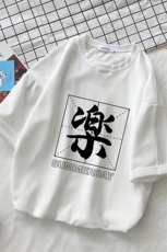 Q11197-P30春夏季七分袖t恤男大码五分袖男短袖中袖小清新，男装T恤，电商A040