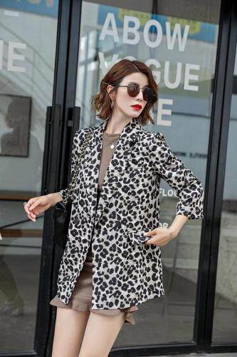 简约豹纹外套，其它，衣菲特
