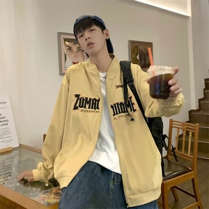 两面穿棒球服男春秋季新款宽松情侣韩版秋飞行员夹克外套 JK8807图片