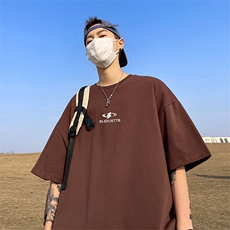 量大优供视频220克美式短袖t恤T2909得物直播有280克品质，男装T恤，电商A486