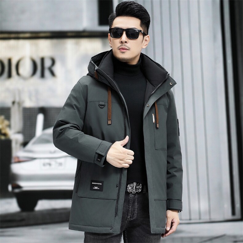 B38823钱塘2020-3冬季厚款时尚休闲简约中年新款男士羽绒服P295图片