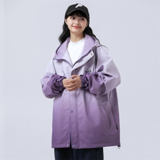 秋冬防水连帽扎染渐变颜色夹克外套冲锋衣宽松版型JK9262P-75，男装夹克，电商A128