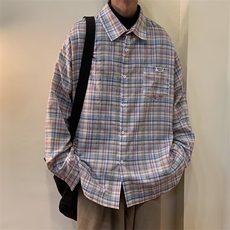 长袖衬衫男港风日系韩版潮流帅气衬衣HC13P40，男装衬衫，星座1116-2