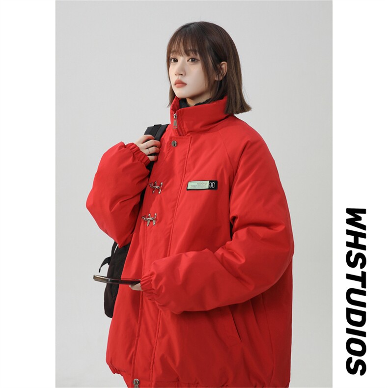 MY102J/P85冬季新款飞机扣棉衣男新中式加棉加厚棉袄外套新款棉服，女装棉衣/棉服，电商基地A050