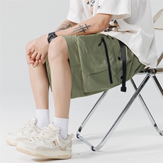 夏季重磅工装冰凉速干五分短裤潮流休闲裤A436-5260-P5078，男装牛仔裤，电商A436
