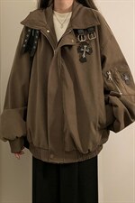 主推春季新款宽松/大码外套夹克XZ102B-1-JK902-P85，男装夹克，星座102B-1