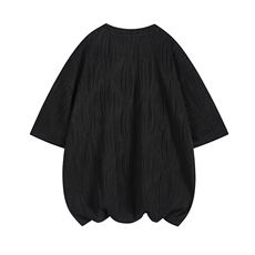 8XL-M特大码夏季短袖冰丝皱感透气T恤男潮垂感宽松半袖DX305P45，男装T恤，电商D206-1
