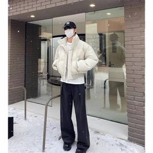 网图 冬季哑光PU皮棉服 加厚保暖棉衣D8808-特P65图片