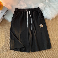 8XL-M2024夏季特大码阔腿短裤男高街ins宽松垂感休闲裤DK1510P45，男装休闲裤，电商D206-1