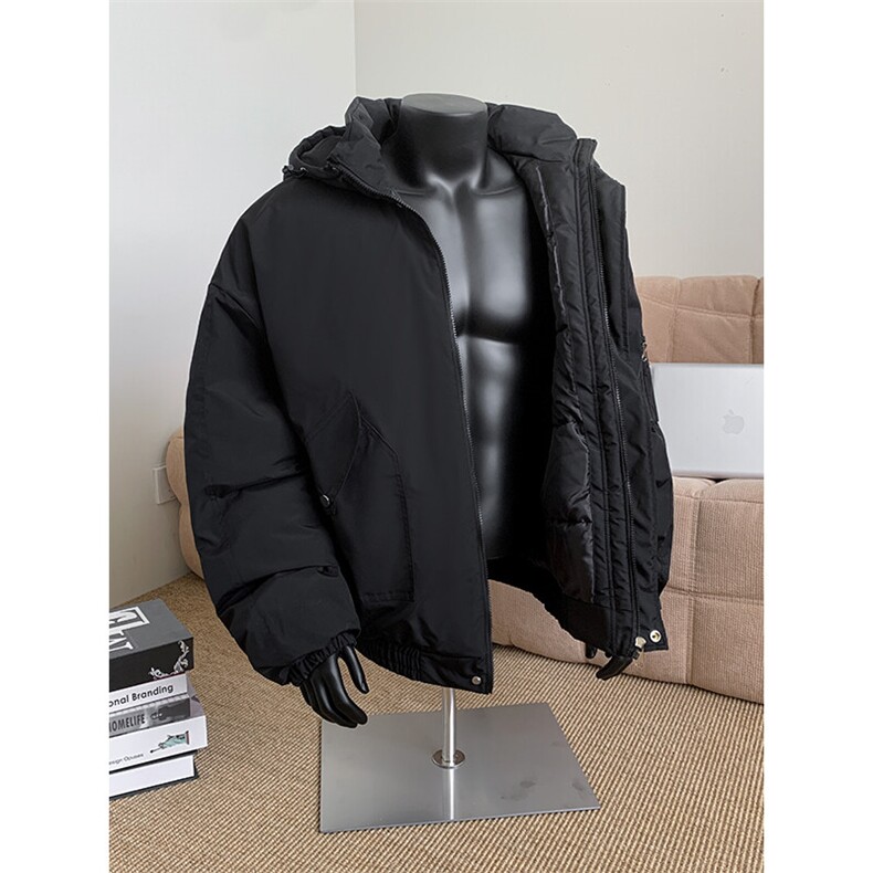 堆堆袖棉衣男冬季新款港风休闲连帽棉服学生面包服MF9006-P95,男装棉衣,星座214-3