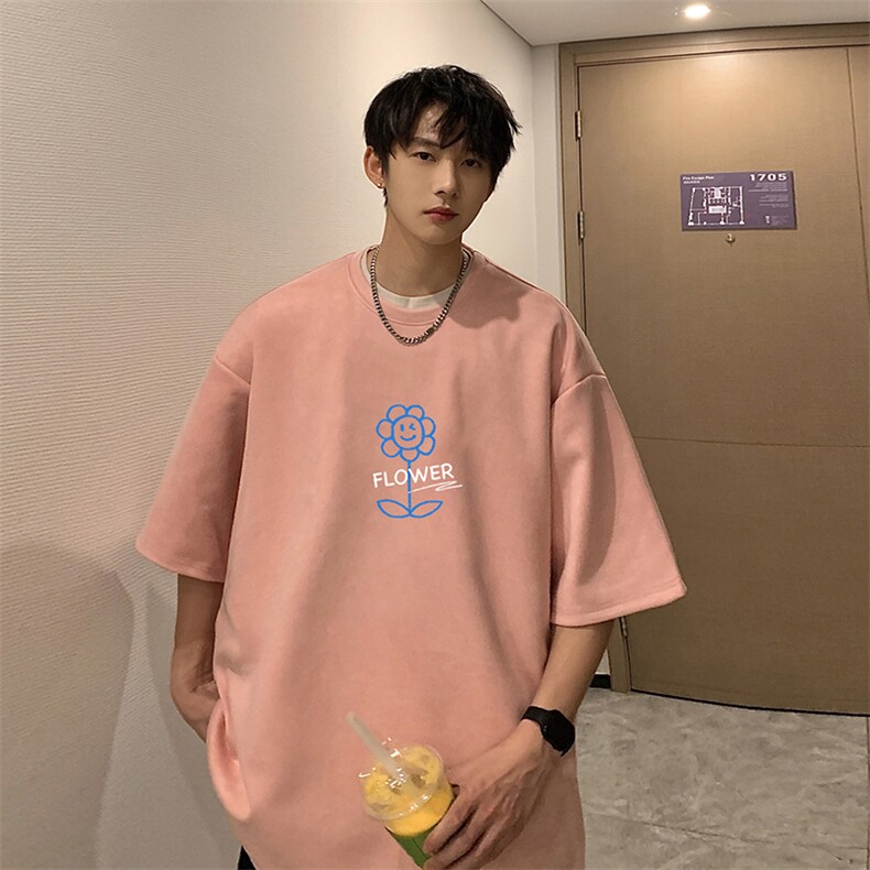 麂皮绒短袖t恤男大码半袖男JD82274-P25,男装T恤,电商A040