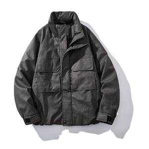 男士短款立领羽绒服  D213-BK806-P370图片
