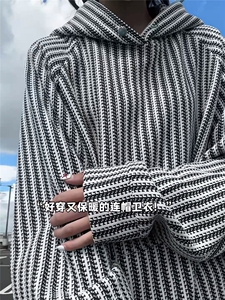 XZ809A/YGW01/特P45/控89   大重磅鱼骨纹连帽卫衣图片