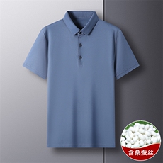 男士短袖T恤衫2023新夏季含凉感半袖休闲POLO衫男装潮流，男装T恤，钱塘6003（原4033）