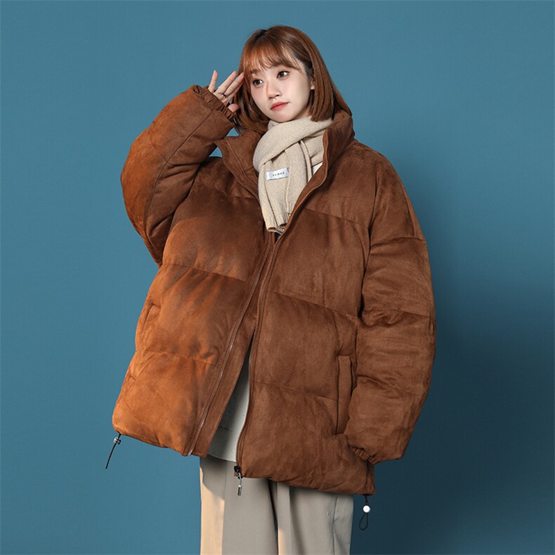 潮流麂皮绒服帅气宽松立领休闲衣A161-8805-P95,男装棉衣,电商A161