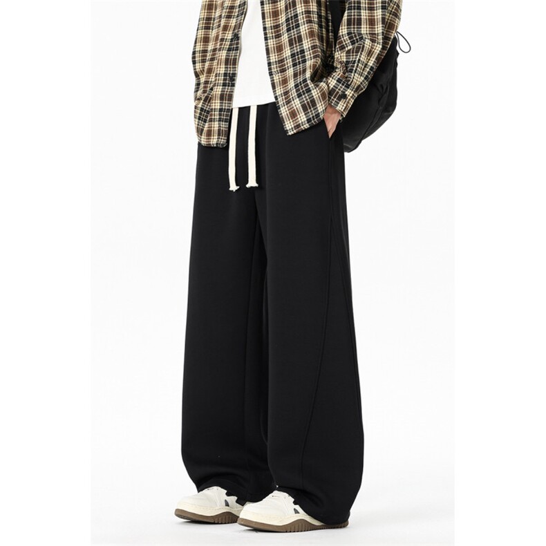 休闲裤男士运动裤2025秋季新款裤子宽松直筒卫裤男款Q29108-特P40,男装休闲裤,星座610（原A335）