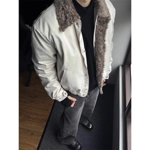 现货WT124-特P93 恒温暖绒毛领天丝棉棉服棉衣图片