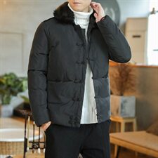 2020冬季男装风棉衣男复古盘扣大码毛领棉服QT6005-M99，男装棉衣，星座1112-5（原712-5）