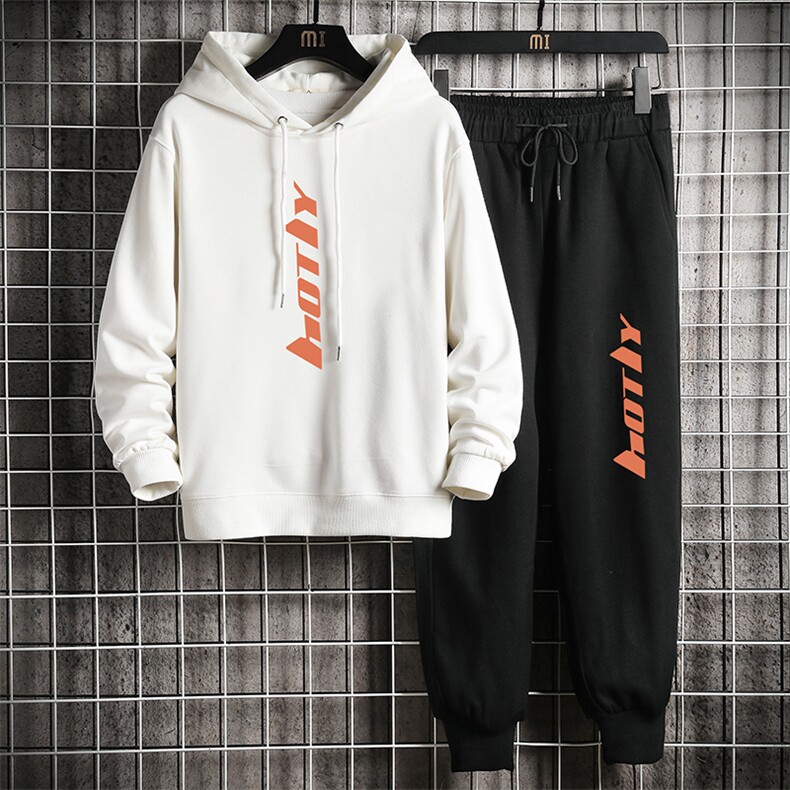 TL8006-P80连帽卫衣套装男运动套装两件套长袖运动服网格挂拍,男装休闲套装,电商A040A