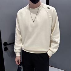 B340WY96686加绒P6898店主风小伙风潮牌设计感刺绣加绒卫衣，男装卫衣，电商B340