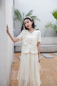 夏季，小香风外套图片