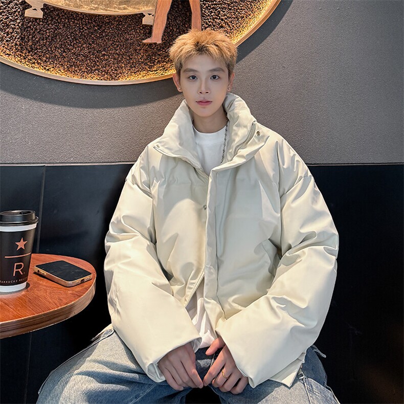 冬季短款pu皮衣 棉服 面包服 棉衣 男外套 MY258 P80 直播图片