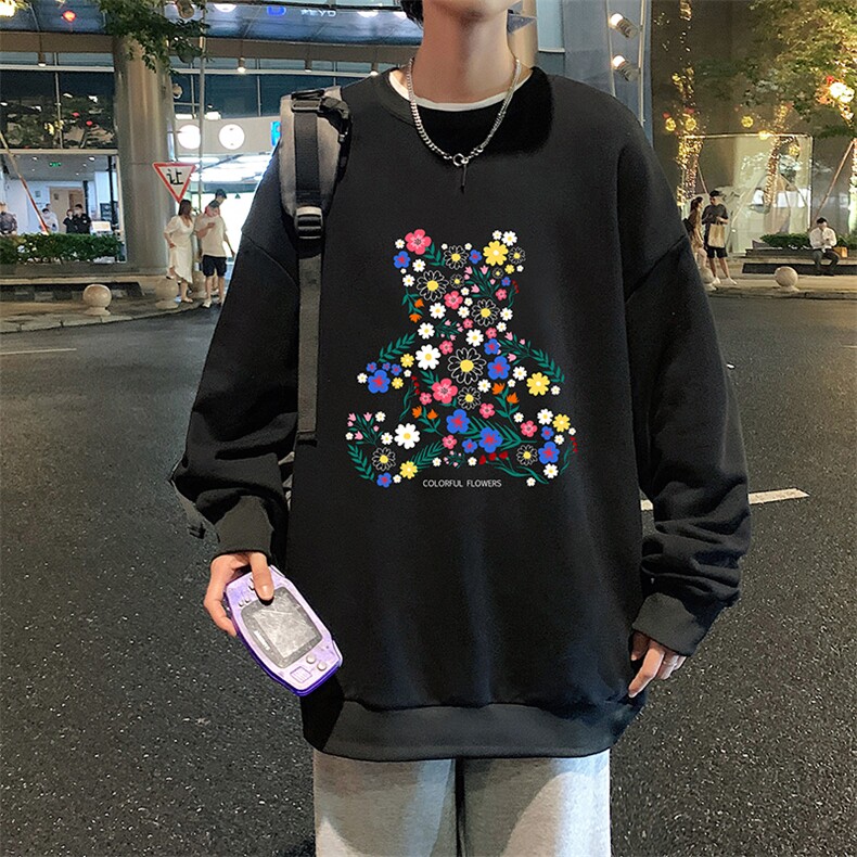 S6206-P28加绒款-P33秋季圆领卫衣男大码韩版宽松长袖外套,男装卫衣,电商A040