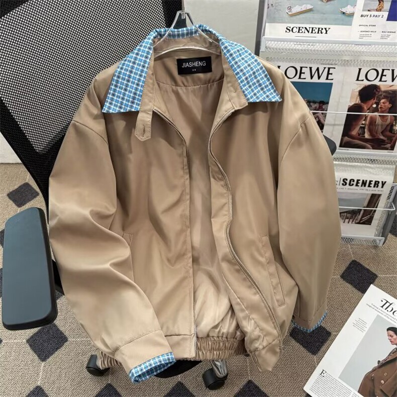 文艺日系时尚流行夹克外套气质新款原宿百搭潮流3388P63，男装夹克，星座410-2