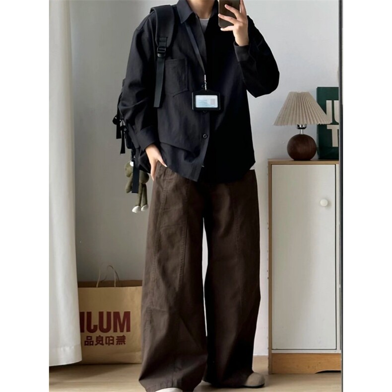 秋冬新款290克重磅长袖纯色衬衫GC69-P40成分100聚酯纤维,男装衬衫,星座1302