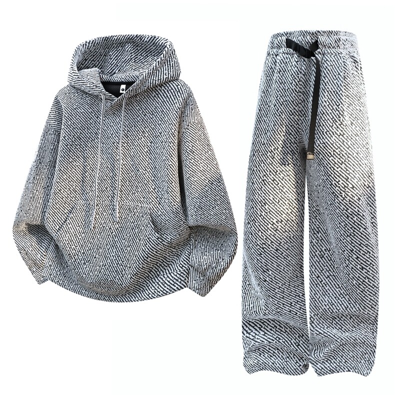 主推半拉链连帽卫衣长裤两件套满天星套装TZ898-P85M-5XL,男装休闲套装,星座210-1