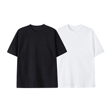 现货T10130-特p30控58高品质面料镂空痞帅大码圆领短袖T恤衫，男装T恤，电商A059