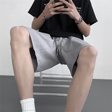 夏季柳叶裆微弹速干短裤XZ604-DK219-特P25控48，男装牛仔裤，星座604