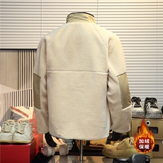 程冠希同款加厚毛茸茸保暖外套A061-AJ00896-特P90，男装棉衣，电商A061