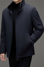 高端可脱卸内胆中年水貂派克服大衣冬季男中老年水貂领派克服外套，女装短外套，钱塘723
