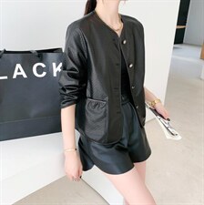 皮衣爆，女装皮衣，时代公主