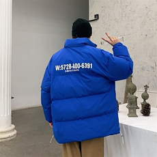 新款男百搭设计感港风棉衣M068B-P90控148，男装棉衣，星座717