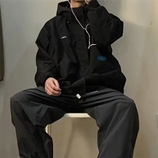 日系防风冲锋衣外套男春秋潮牌工装男夹克JKG93-P45，男装夹克，星座208-5