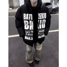 文艺新款ins流行慵懒加厚冬季棉服外套棉衣百搭原宿MW62，男装棉衣，星座1116A（原606A-3）