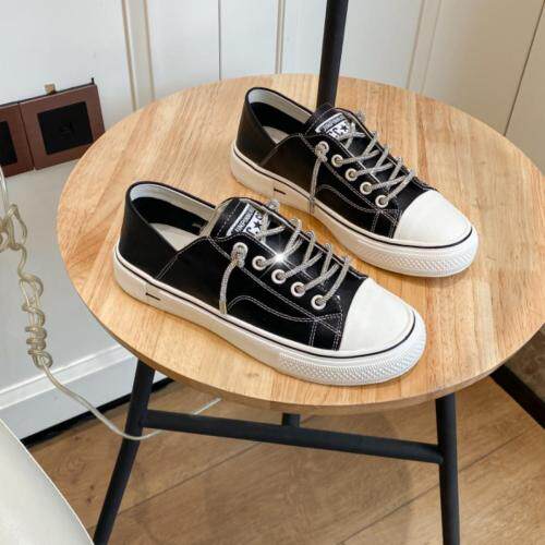 韩版潮流真皮软底小白鞋，其它，她他麦