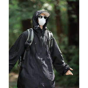 夏季凉感防晒衣男女户外连帽轻薄透气外套速干防晒服Y1399-p47图片