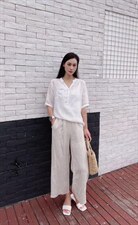 纯苎连衣裙小衫裤子裙子衬衣 时尚风 风淑女风休闲风，女装连衣裙，川哲