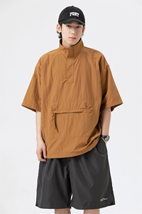 潮流休闲短袖衬衫夏季宽松大码衬衣A161-1705-P40图片