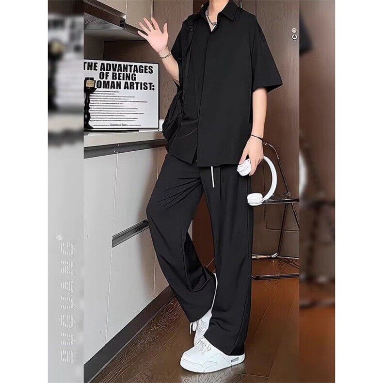 网图现货衬衫短袖男款夏季套装衬衣百搭潮流时尚流行新款RZ01-P58,男装T恤,星座1005-4