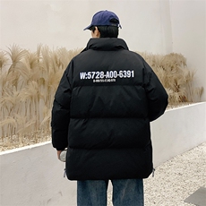 秋冬新款男百搭港风棉衣M068B-P90控148，男装棉衣，星座717