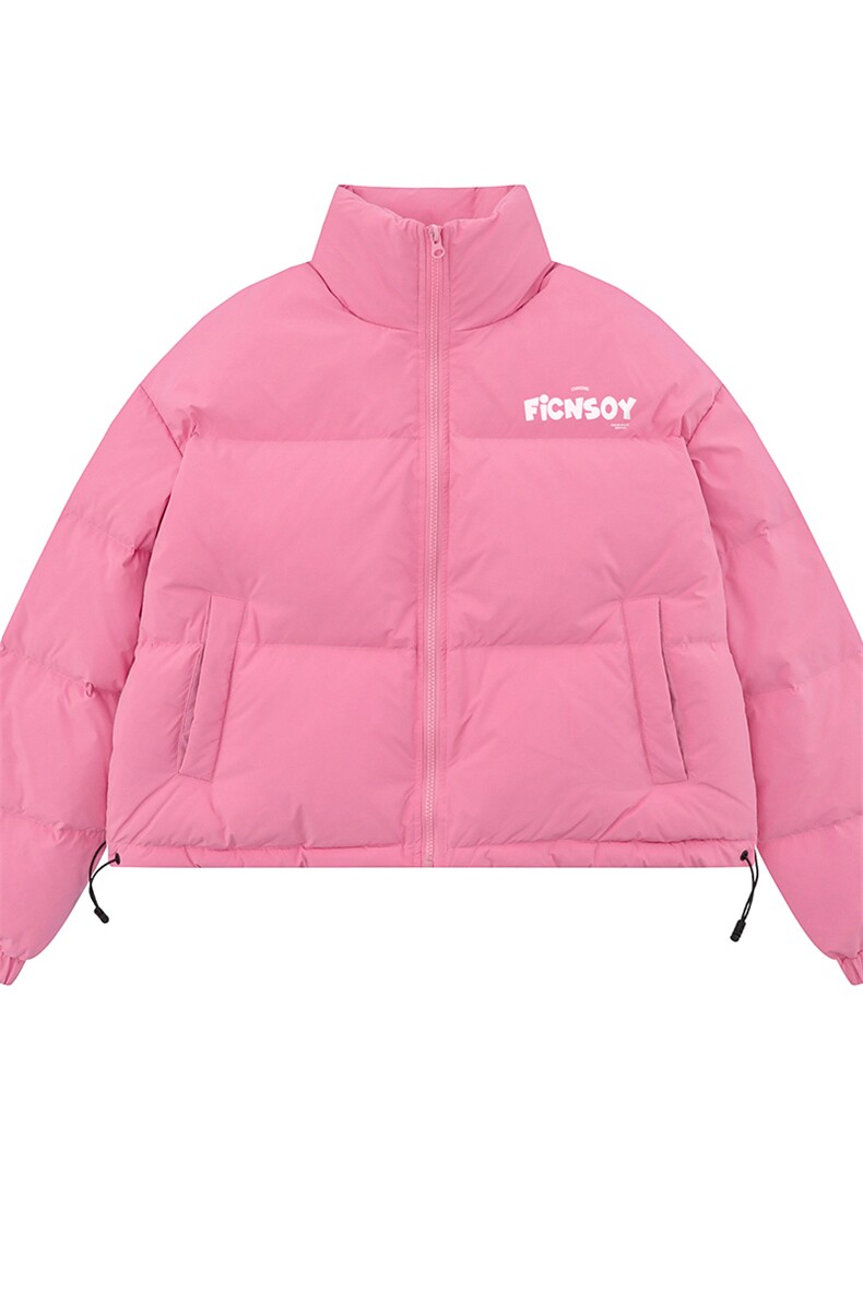 白底新款冬季时尚百搭宽松字母印花潮流棉服外套MY502P85控118,男装棉衣,电商A247-1