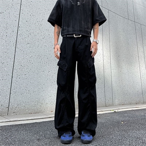 秋冬美式复古解构多口袋设计感工装裤男女宽松 XZ201-KZ017 P58图片