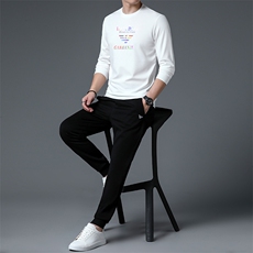HPN-TZ1115男士2023年春季新款长袖两件套青年休闲套装，男装休闲套装，电商B360